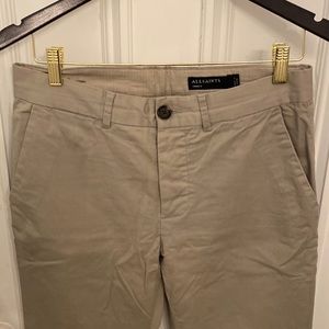 Allsaints stretch slim chino size 30